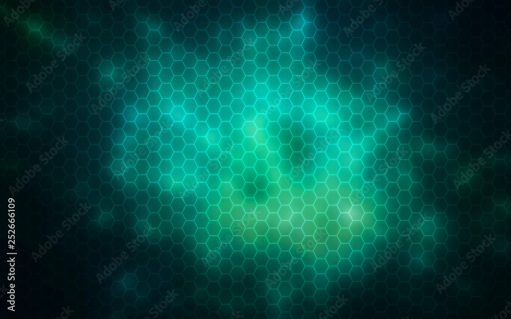 Glowing hexagon,Nano Technology abstract background