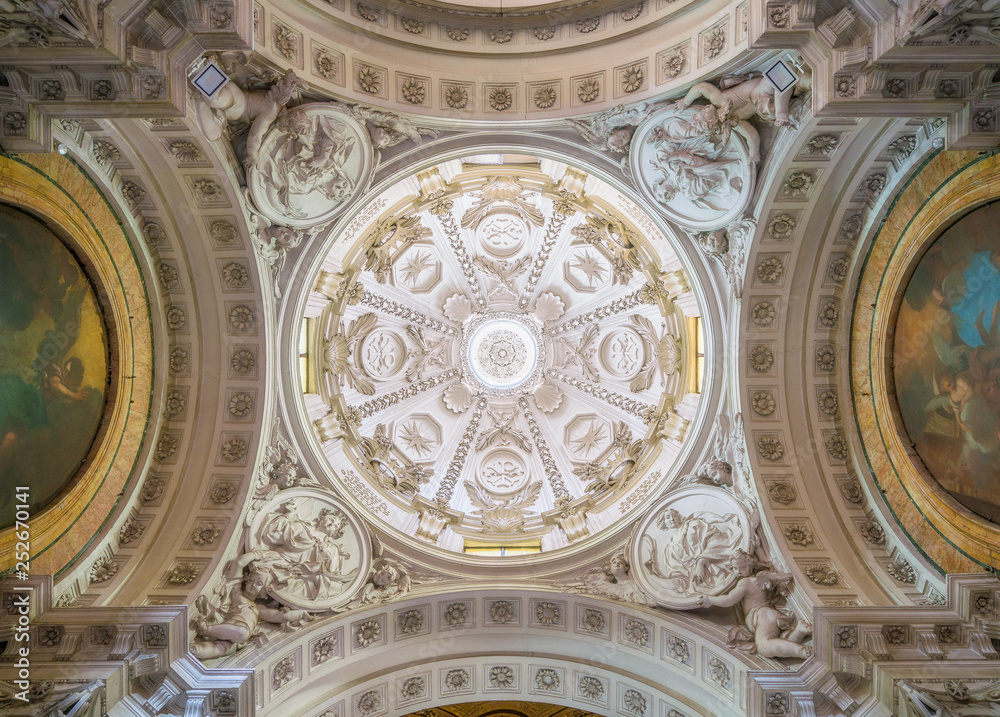 Albani Chapel in the Basilica of San Sebastiano Fuori Le Mura, in Rome, Italy.