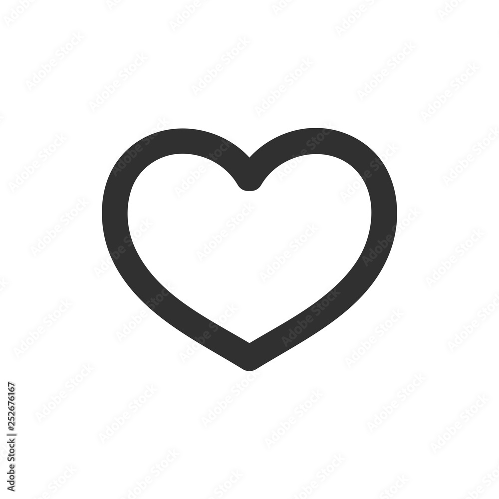 Heart icon outline