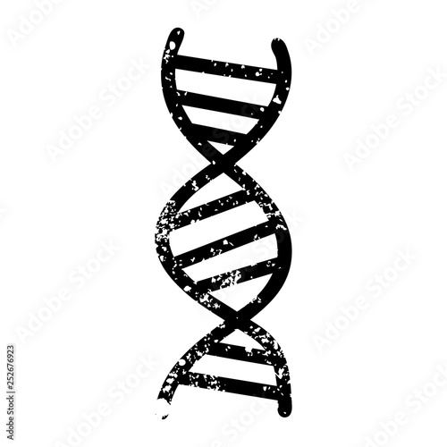DNA chain distressed icon