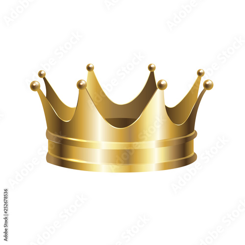 Golden Crown Isolated