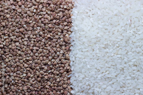 Rice and buckwheat are on the table © Maxim