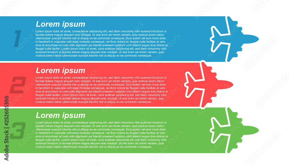 Airplane flight infographic icon in flat style. Plane travel banner vector illustration on white isolated background. Airline business concept. Airplane flight infographic icon in flat style. Plane travel banner vector illustration on white isolated background. Airline business concept.