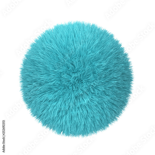 Abstract fluffy ball photo