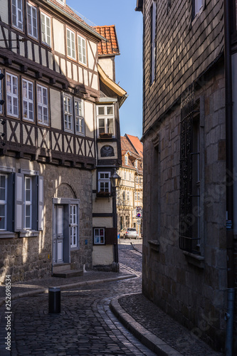 old timbered houses