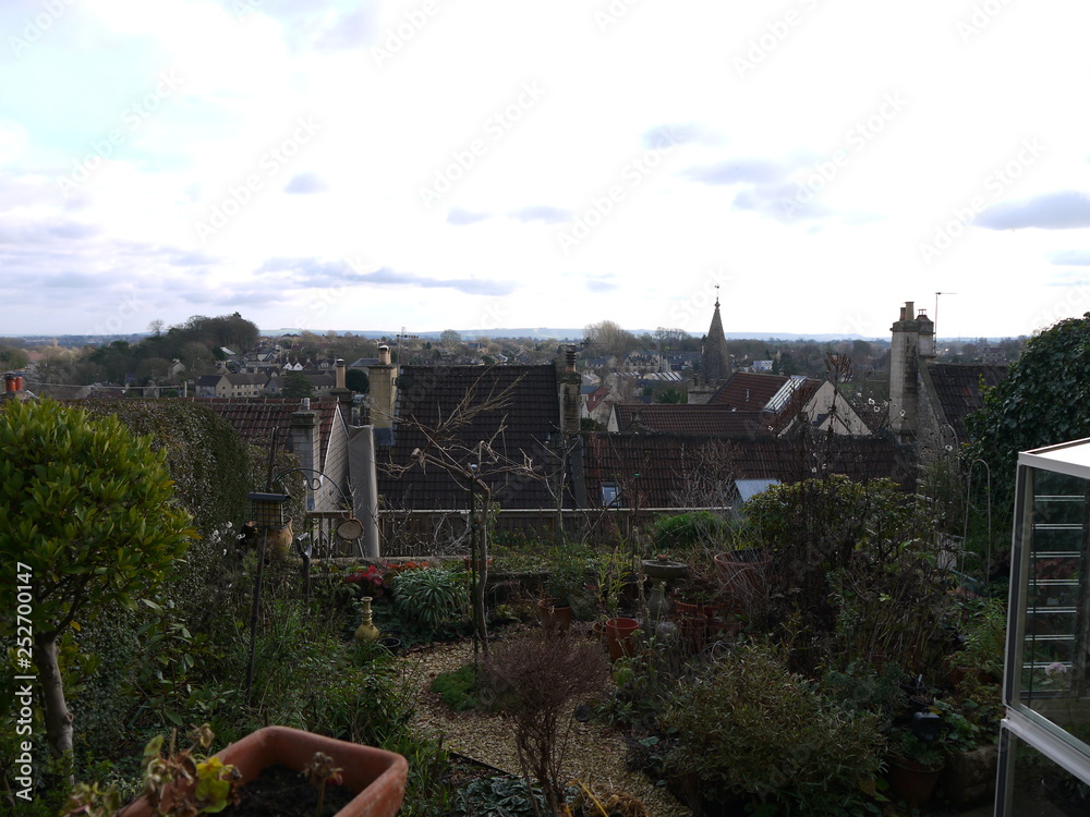 The medieval town of Bradford on Avon