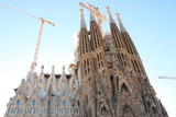 The Amazing and beautiful Basílica and Expiatory Church of Sagrada Família in Barcelona, capital city of Catalonia