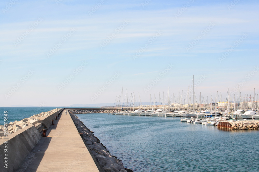 Palavas les flots, a seaside resort of the Languedoc coast