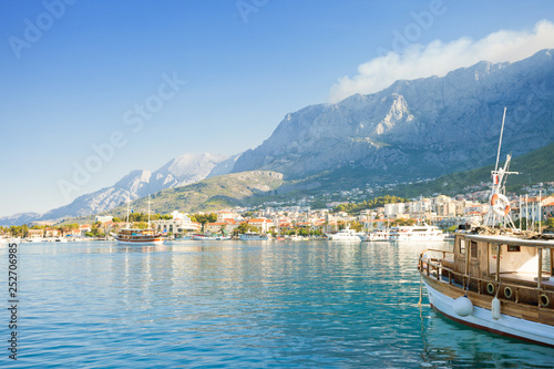 Makarska, Dalmatia, Croatia - Setting sail from the harbor of Makarska