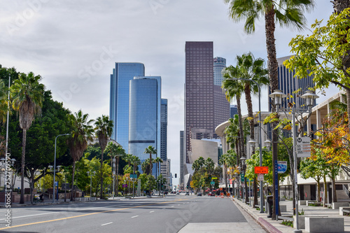 Some Boulevard in Downtown Los Angeles © mathieulemauff