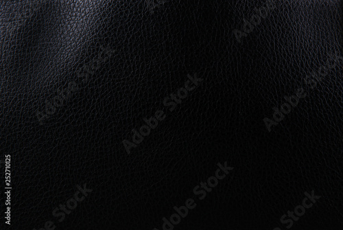 Dark Black Leather Texture