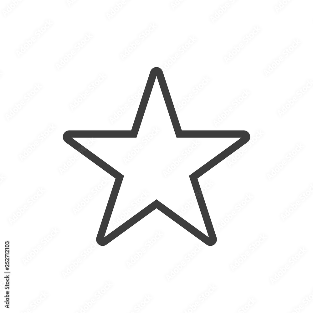 Star line style icon. Vector. Star line style icon. Vector.