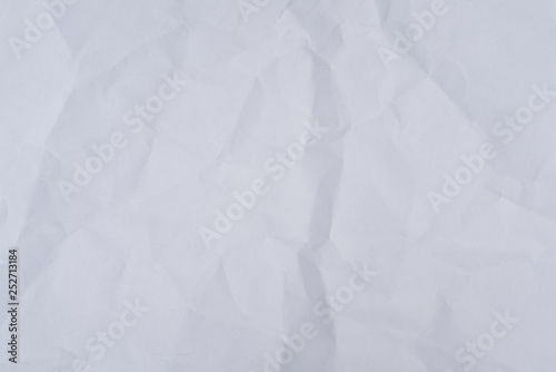 White crumpled paper background and texture, Wrinkled creased paper white abstract.Abstract white crumpled paper background.