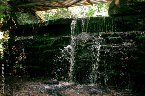 Cascade Over Rocks, Crystal Bridges, Bentonville, AR photo