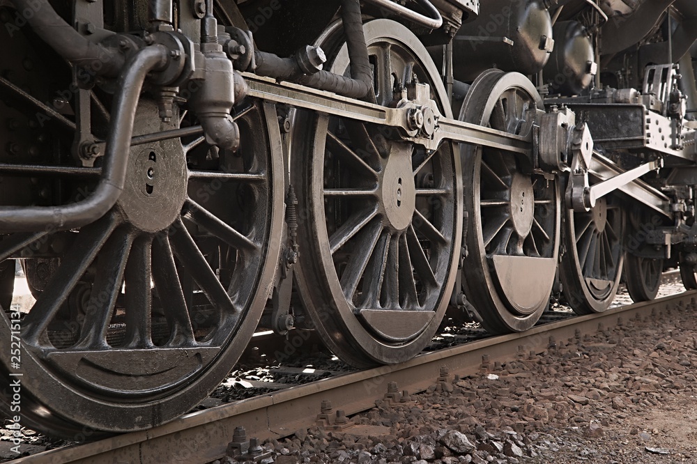 Steam Locomotive Closeup Steam Locomotive Closeup