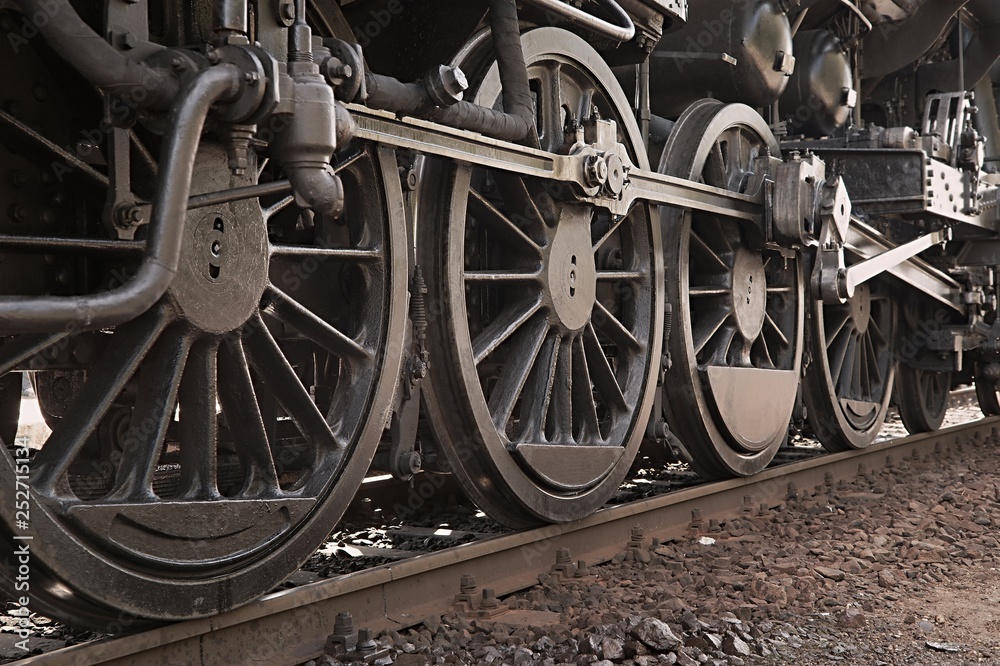 Steam Locomotive Closeup