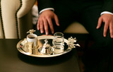 coffee served on the groom