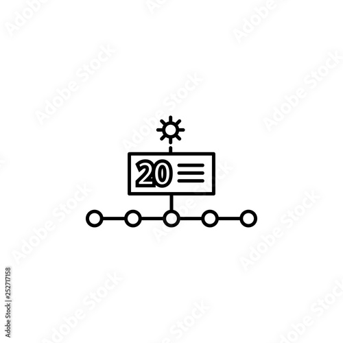 smart farm, weather icon. Element of smart farm icon. Thin line icon for website design and development, app development. Premium icon