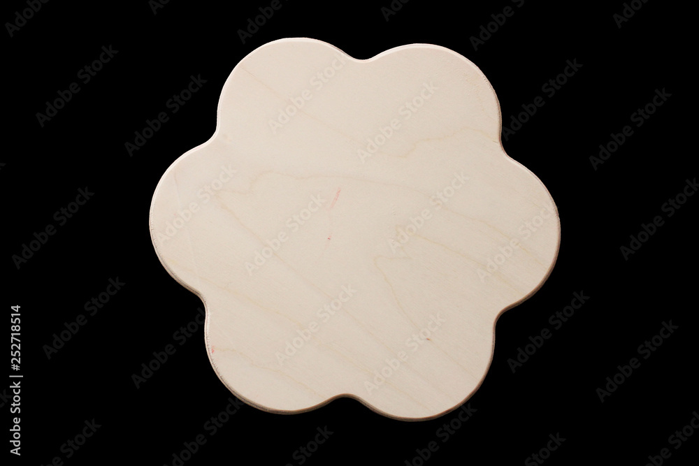Making wooden details on a black background. Making wooden details on a black background.