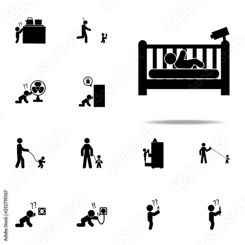 baby, camera icon. Baby icons universal set for web and mobile