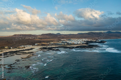 el cotillo - Landscape on the city coast  Fuerteventura  the northern part of the island