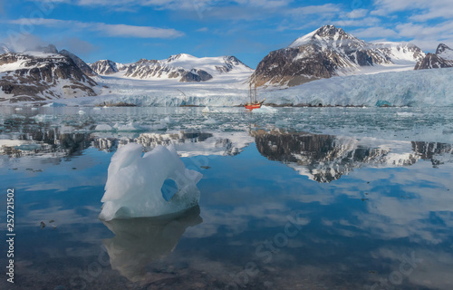 Fjord and Ice Floes - Svalbard