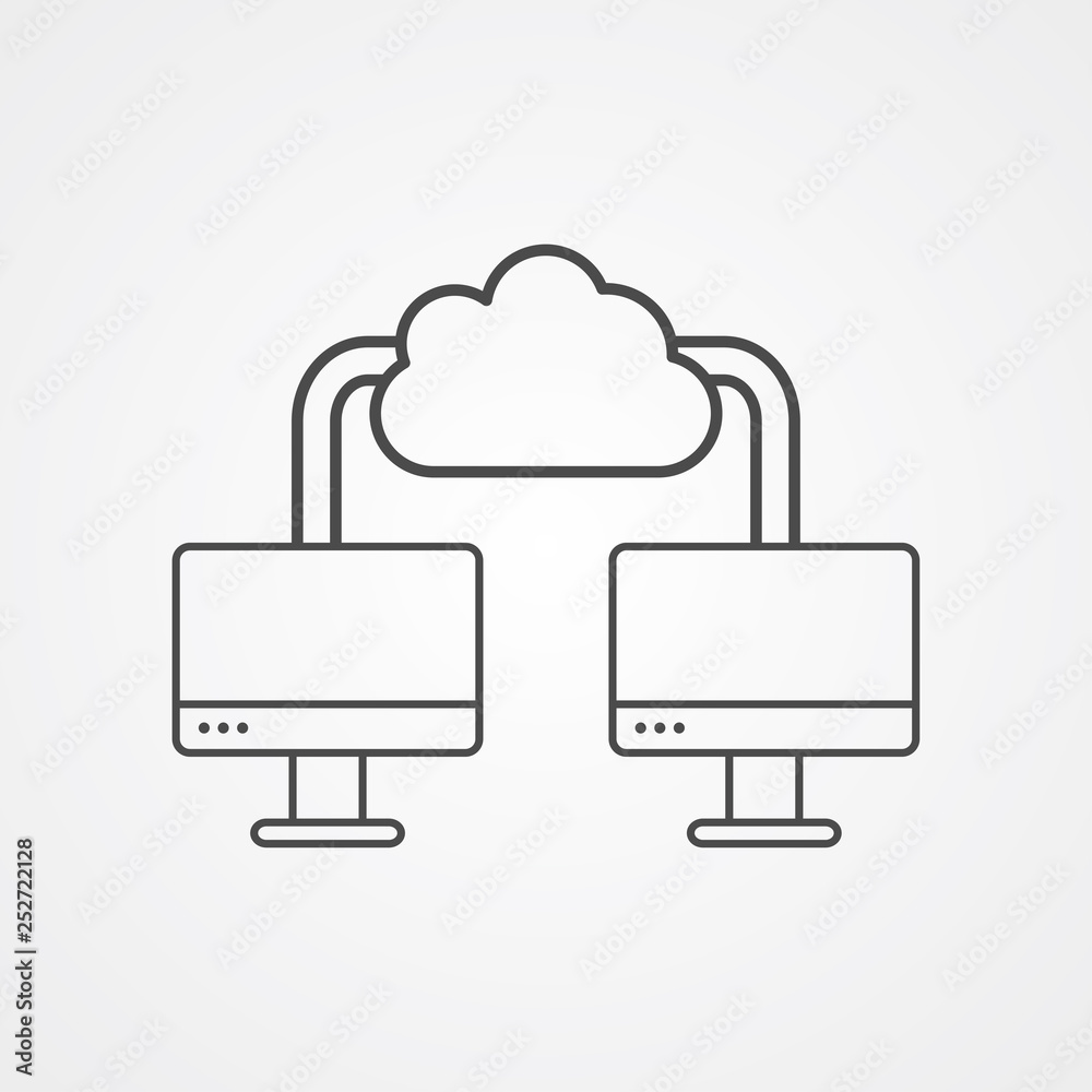 Server vector icon sign symbol Server vector icon sign symbol