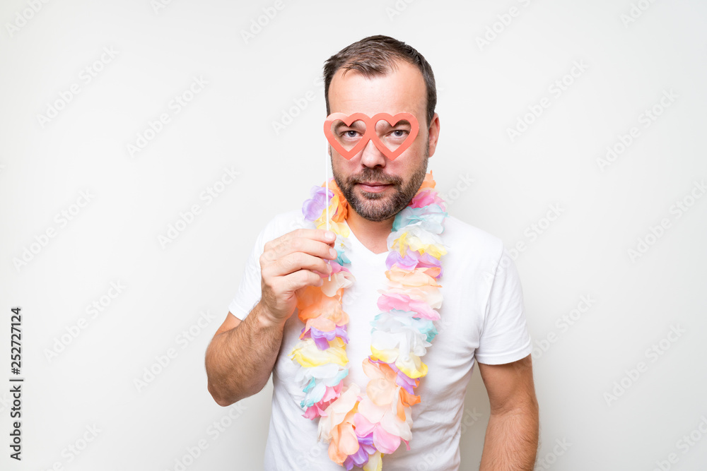 man party photo booth props