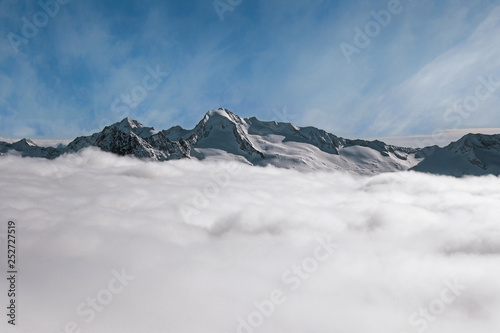 Landscape of mountain in Hinter-Tux