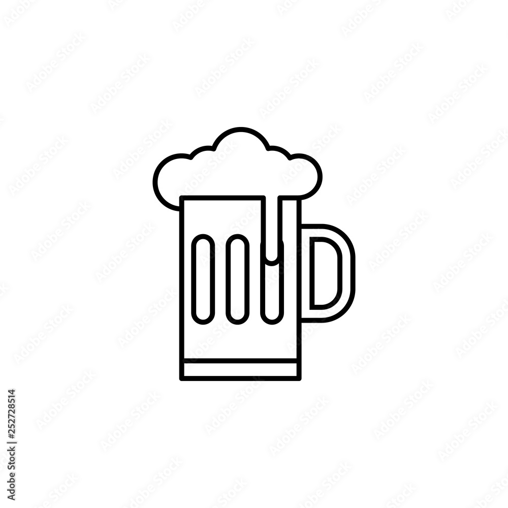ale, beer, Ireland icon. Element of Ireland culture icon. Thin line icon for website design and development, app development. Premium icon ale, beer, Ireland icon. Element of Ireland culture icon. Thin line icon for website design and development, app development. Premium icon