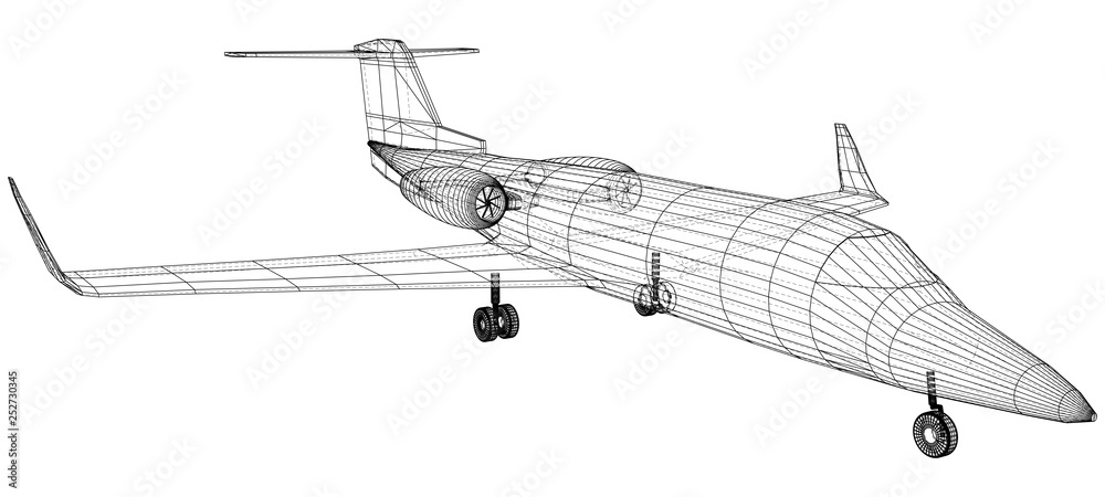 Plane vector, Vector wireframe concept. Created illustration of 3d. Plane vector, Vector wireframe concept. Created illustration of 3d.
