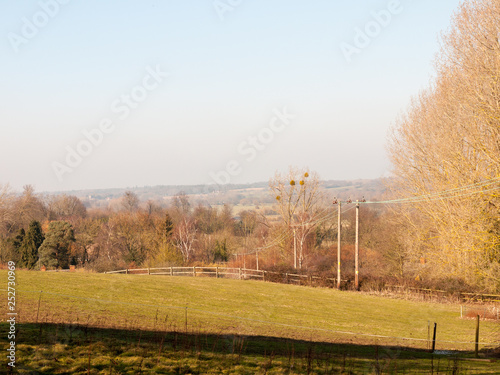 Beautiful countryside Dedham water scene outside nature landscape space photo