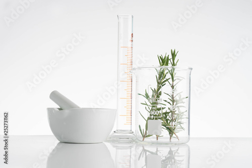 laboratory and research with alternative herb medicine