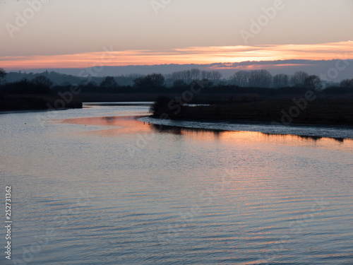 Beautiful countryside Dedham water scene outside nature landscape space