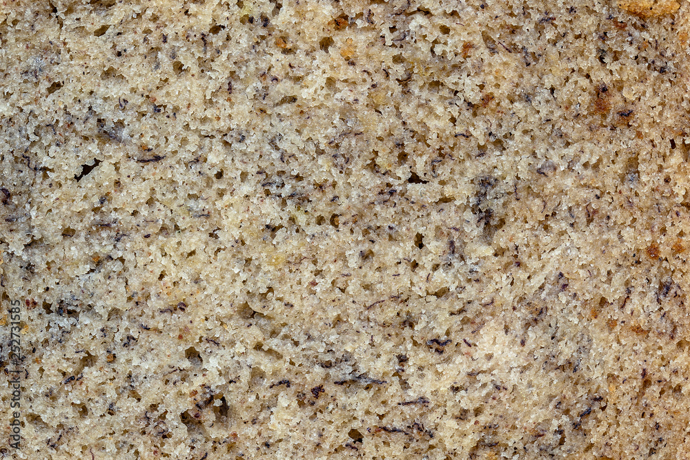 Healthy sweet dessert snack background. Abstract background or texture homemade banana muffin, close up