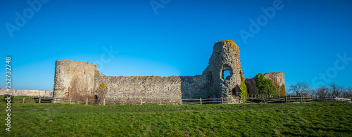 Pevensey Castle in Sussex ruins of medieval castle photo
