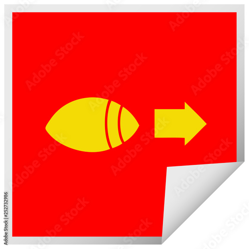 square peeling sticker cartoon eye looking to one side
