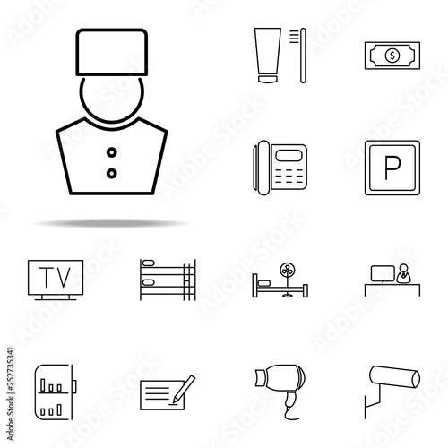hotel svar icon. Hotel icons universal set for web and mobile