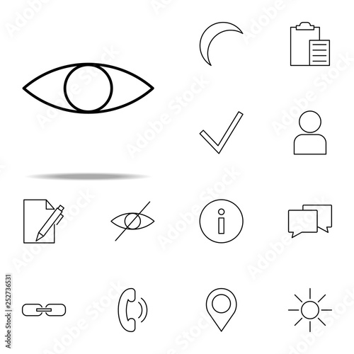 seen sign icon. Web icons universal set for web and mobile