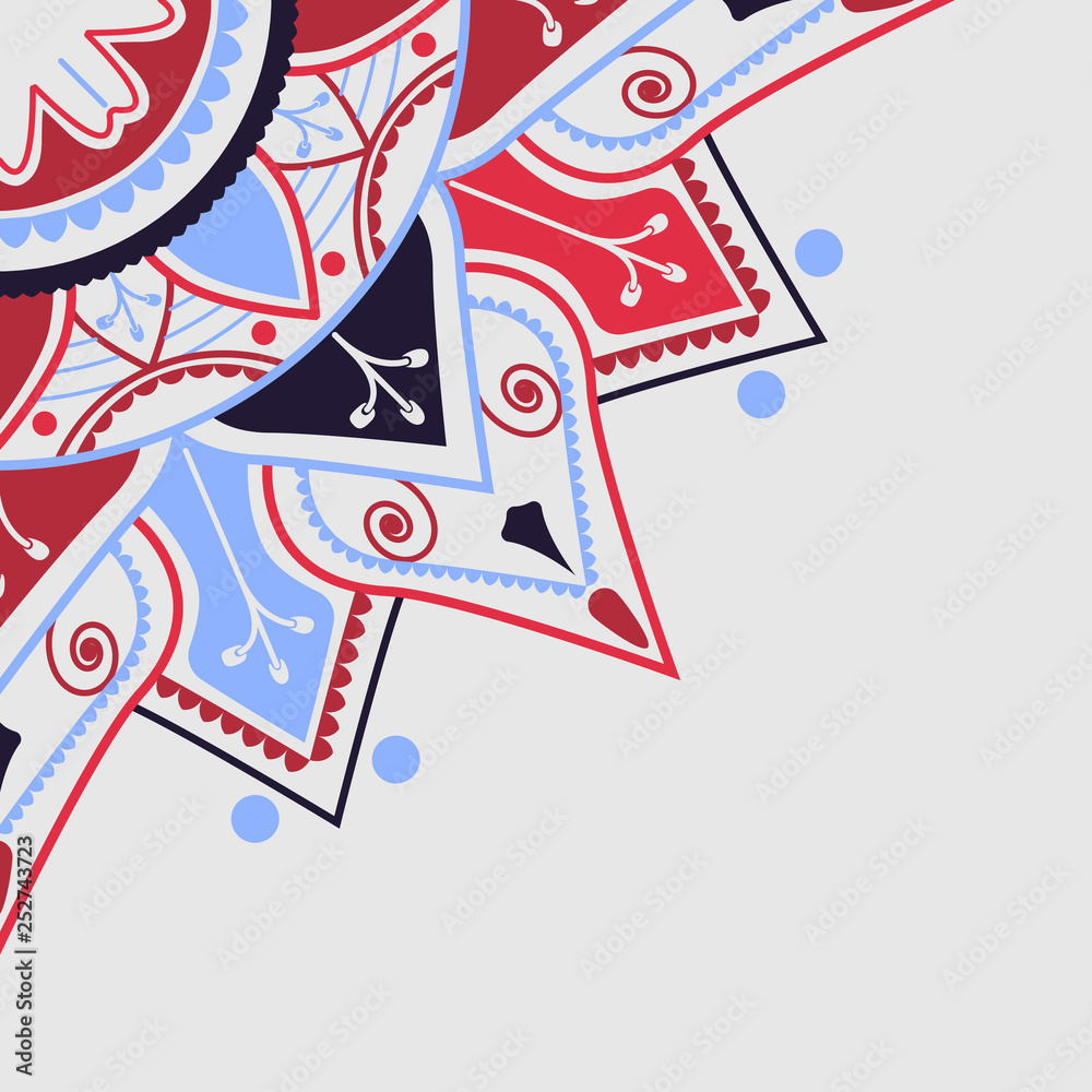 Obraz premium Indian mandala background