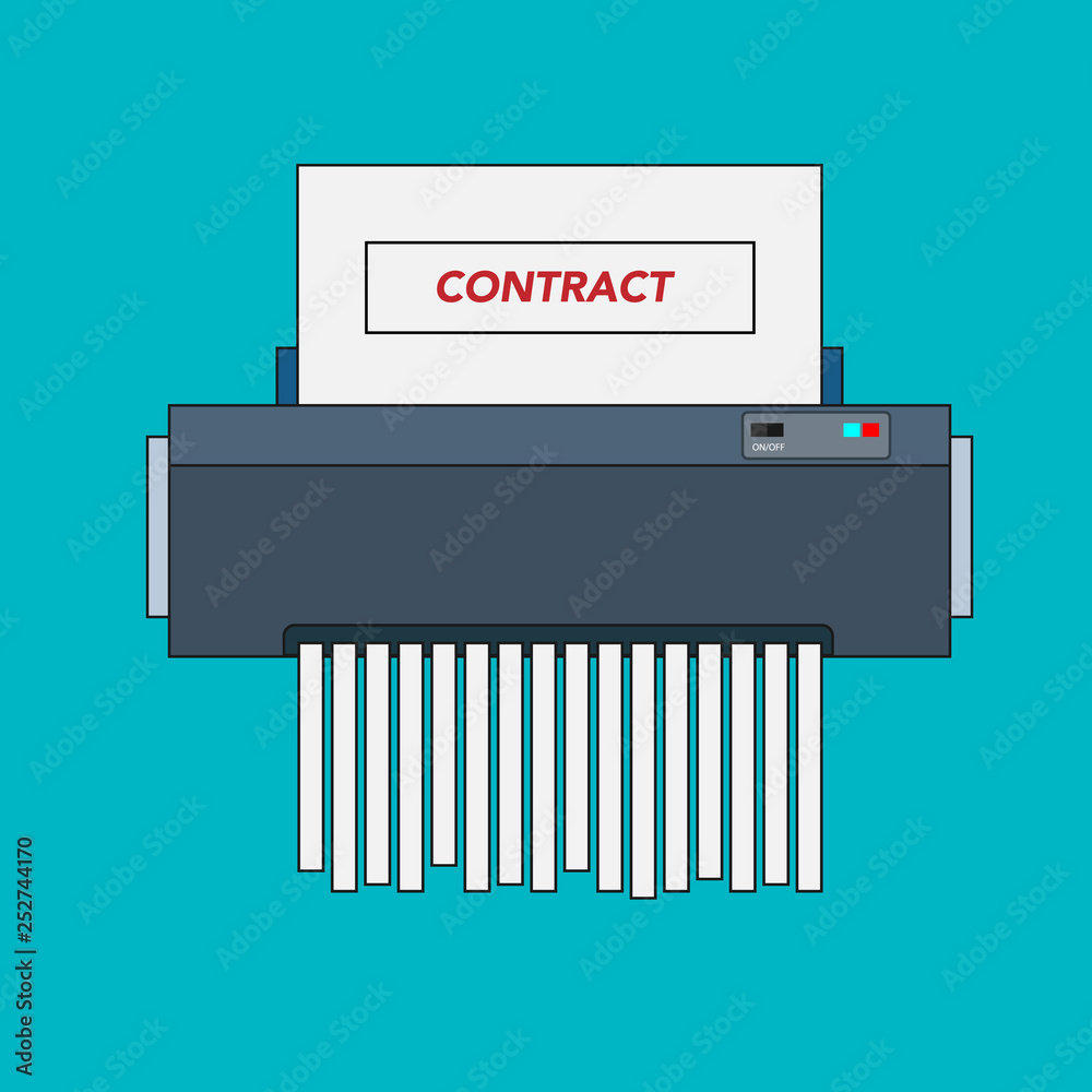paper shredder confidential icon and private document office information protection. flat vector illustration paper shredder confidential icon and private document office information protection. flat vector illustration