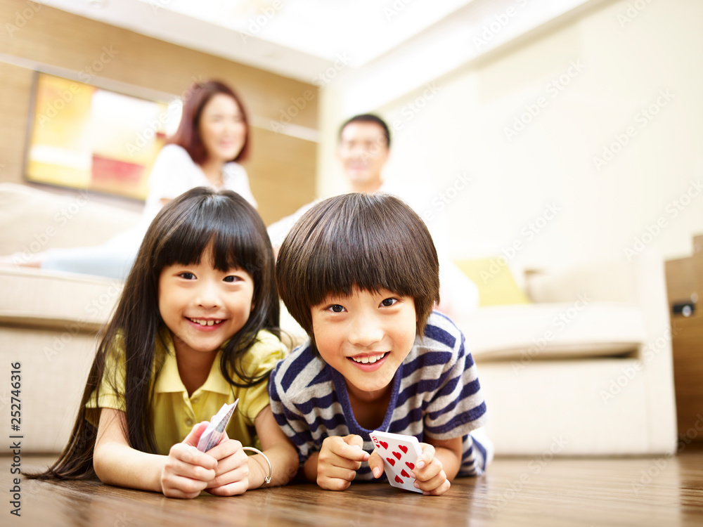 portrait of a pair of asian brother and sister portrait of a pair of asian brother and sister