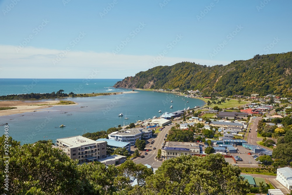 View of Whakatane in New Zealand