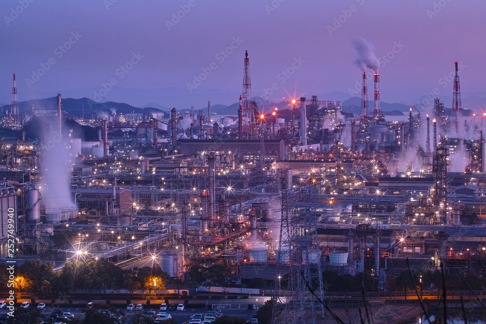 Fototapeta premium 水島工場夜景