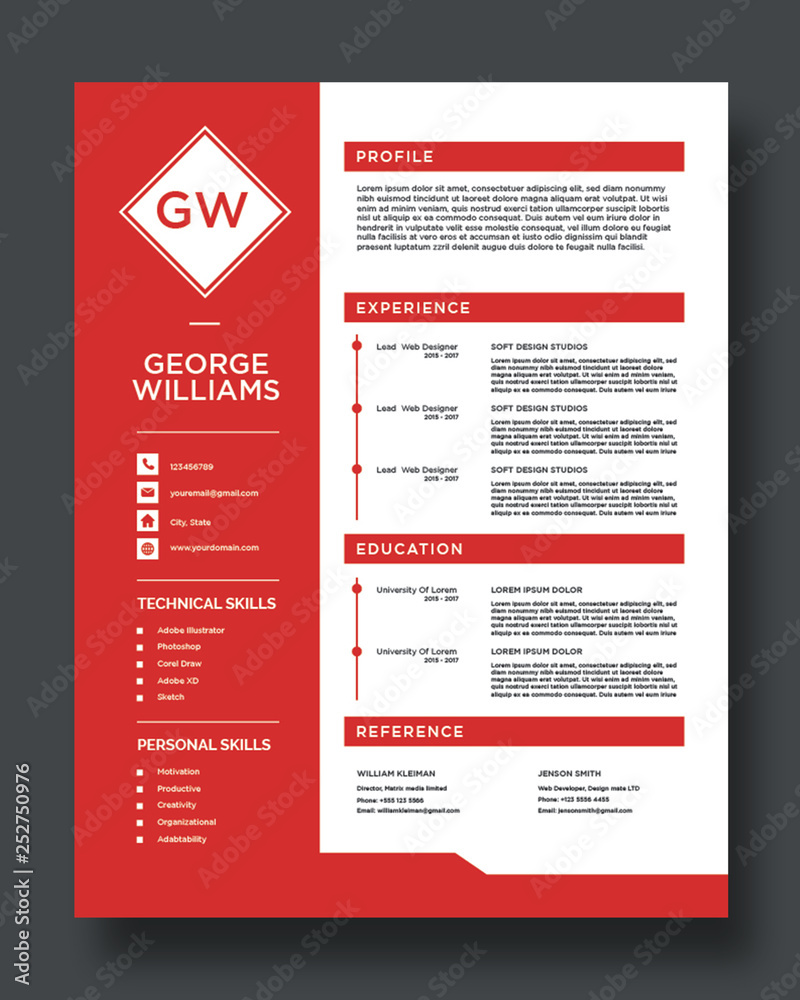 Clean Resume Templates Clean Resume Templates