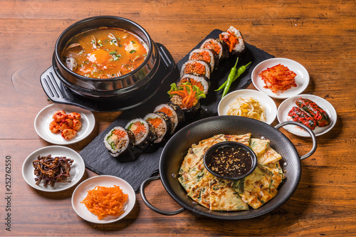 典型的な韓国料理 typical Korean foods