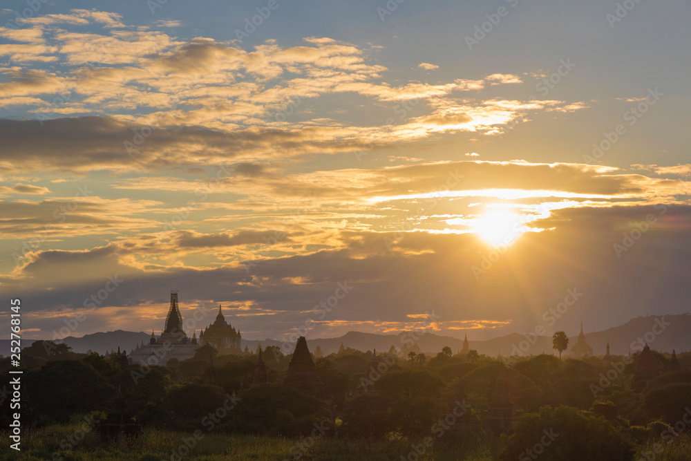 Bagan at Sunset