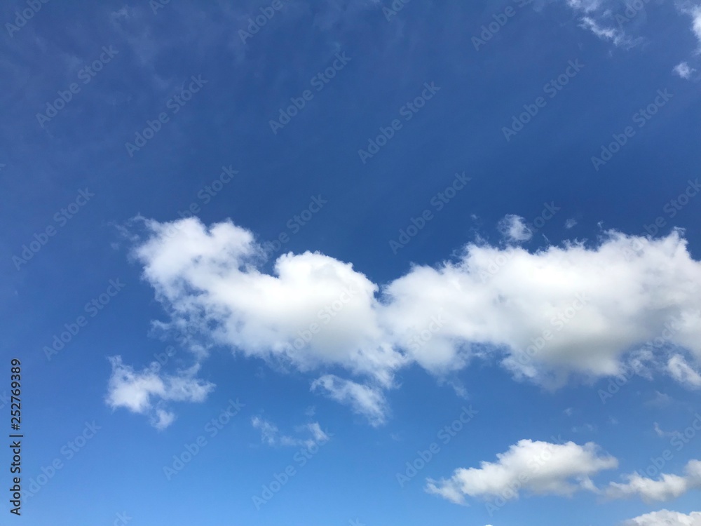 Cloudy sky on a bright day Cloudy sky on a bright day