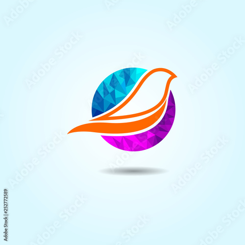 Bird Abstract vector business logo or icon