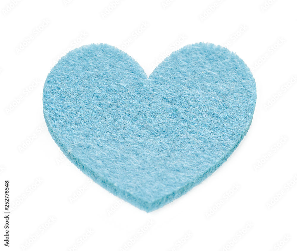Fototapeta premium paper hearts isolated on white background